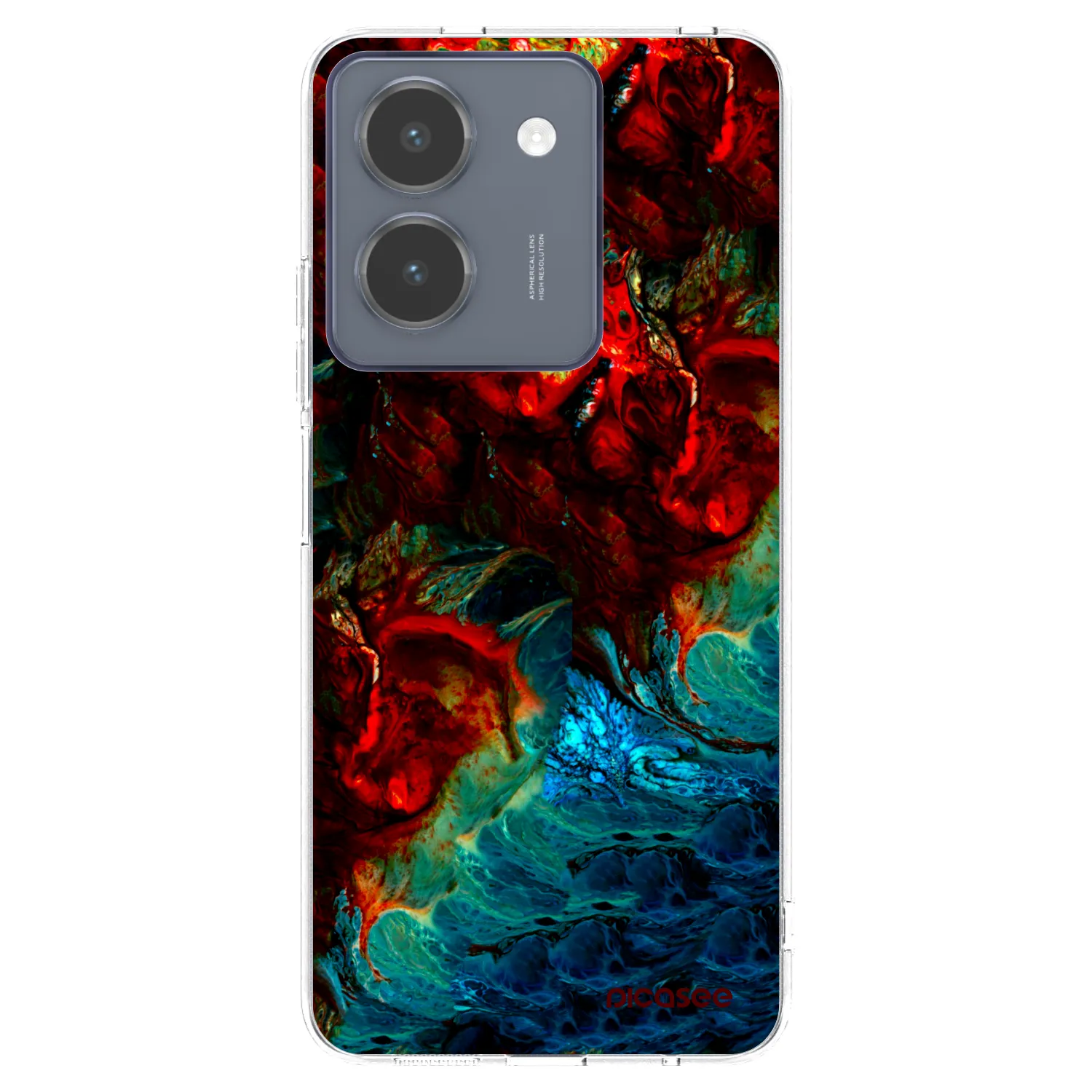 Picasee διαφανής θήκη σιλικόνης Vivo Y36 4G - Universe