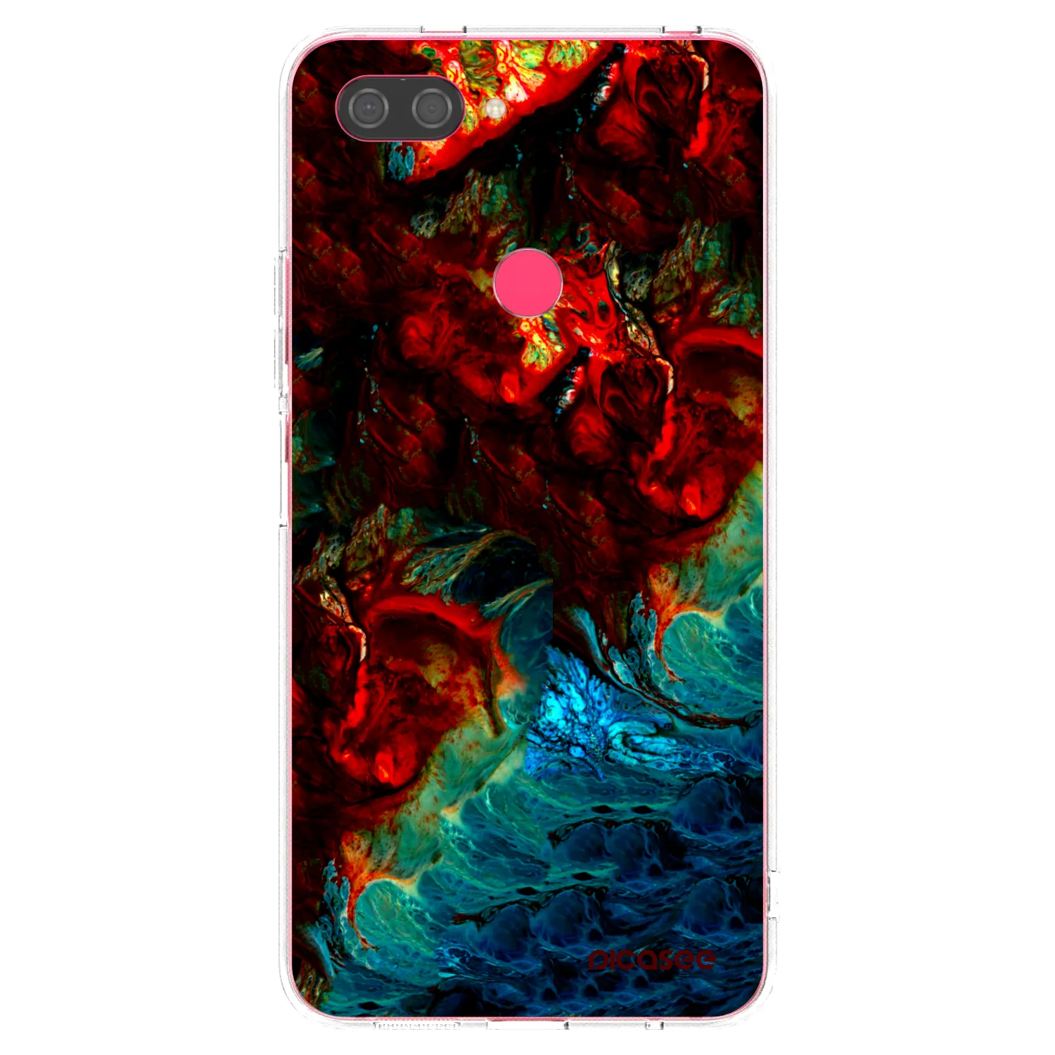 Picasee διαφανής θήκη σιλικόνης Xiaomi Mi 8 Lite - Universe