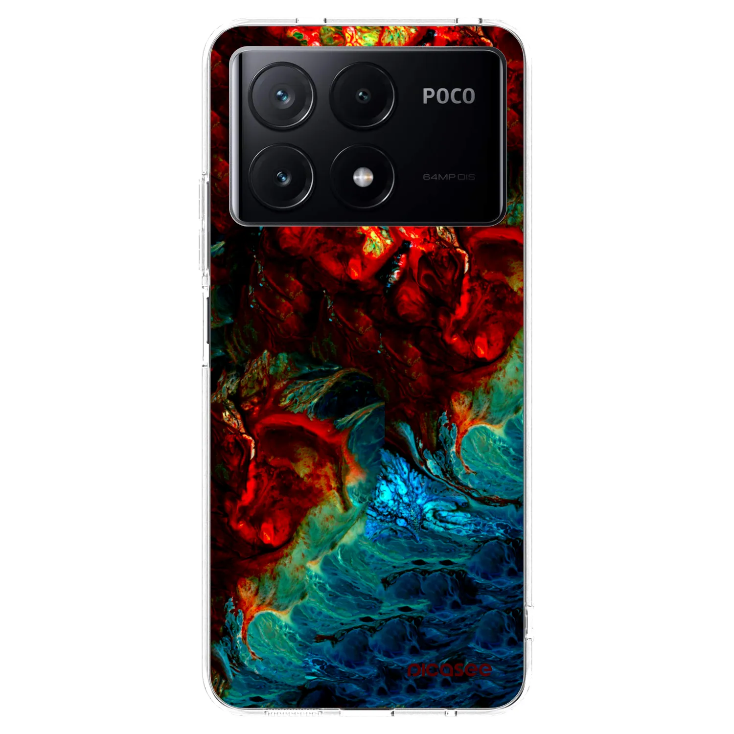 Picasee διαφανής θήκη σιλικόνης Xiaomi Poco X6 Pro - Universe