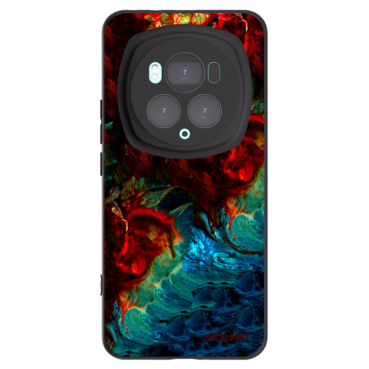 Picasee Μαύρη θήκη σιλικόνης για Honor Magic6 Pro - Universe