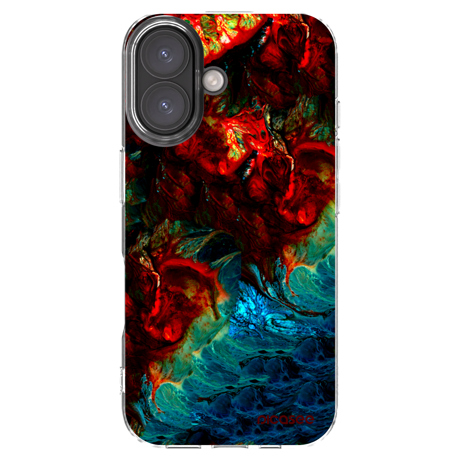 Picasee διαφανής θήκη σιλικόνης Apple iPhone 16 - Universe
