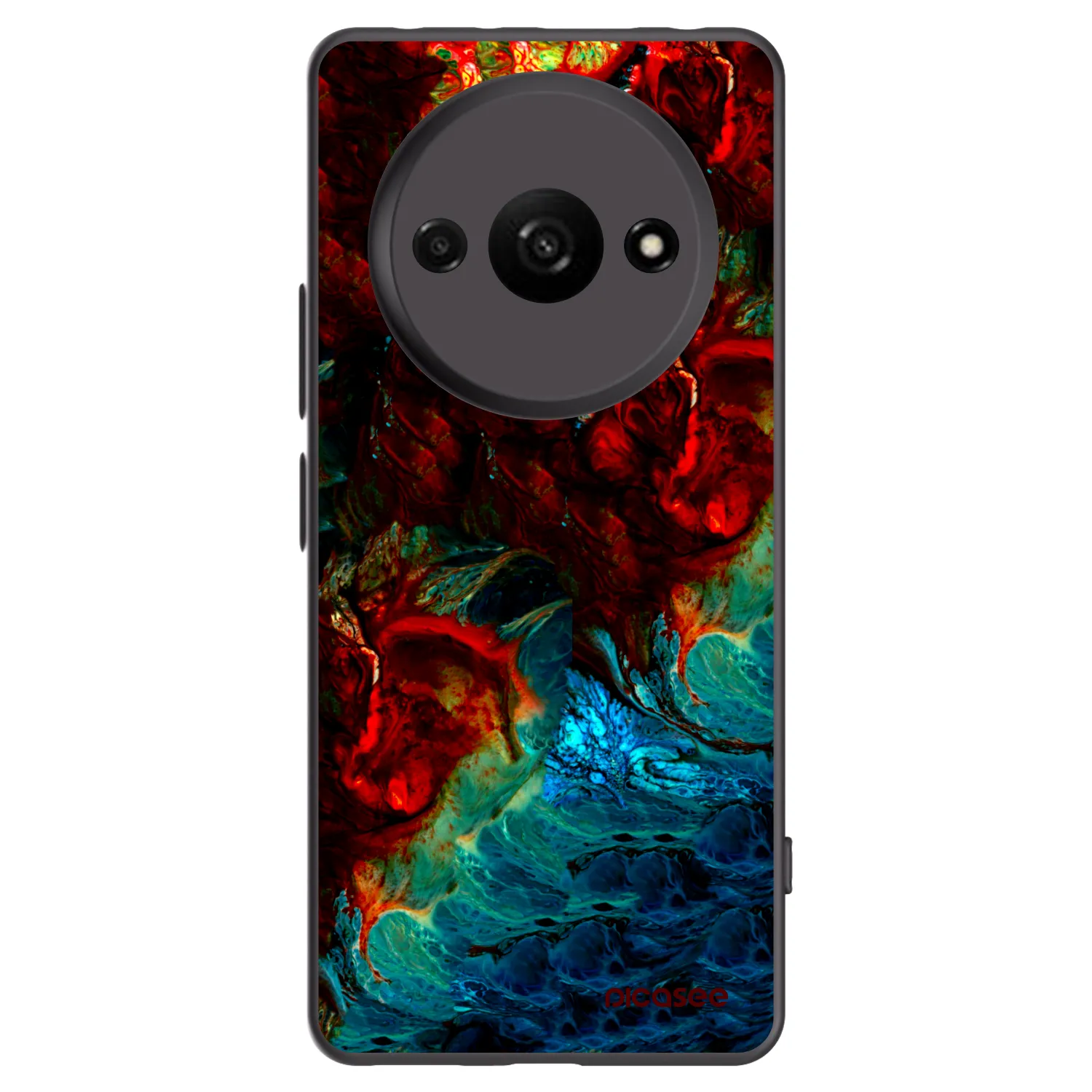 Picasee Μαύρη θήκη σιλικόνης για Xiaomi Redmi A3 - Universe