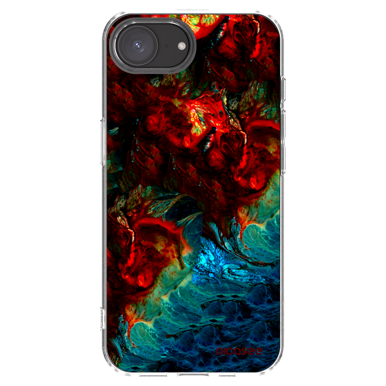 Picasee διαφανής θήκη σιλικόνης Apple iPhone 16e - Universe