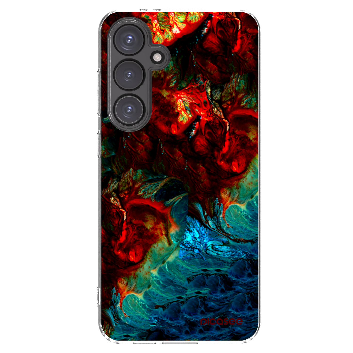 Picasee διαφανής θήκη σιλικόνης Samsung Galaxy S24 FE S721B - Universe
