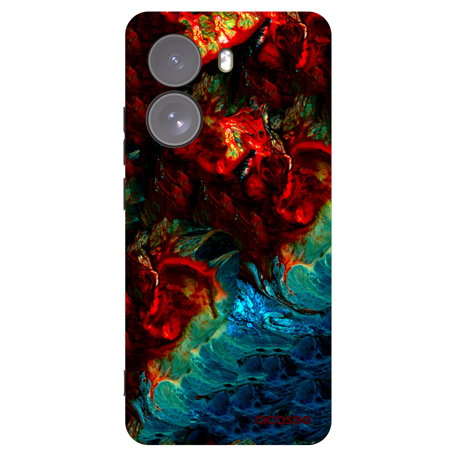 Picasee Μαύρη θήκη σιλικόνης για Xiaomi Poco X7 - Universe