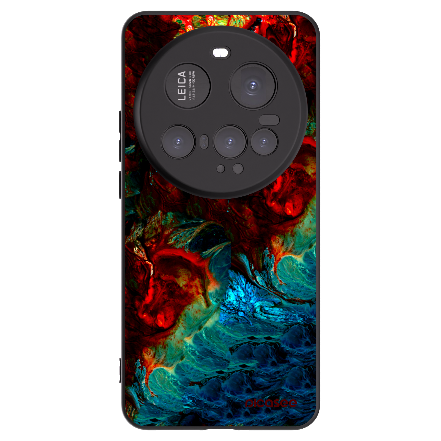 Picasee Μαύρη θήκη σιλικόνης για Xiaomi 15 Ultra - Universe