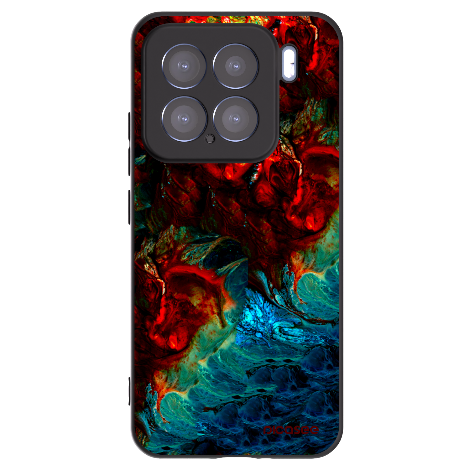 Picasee Μαύρη θήκη σιλικόνης για Xiaomi 15 - Universe