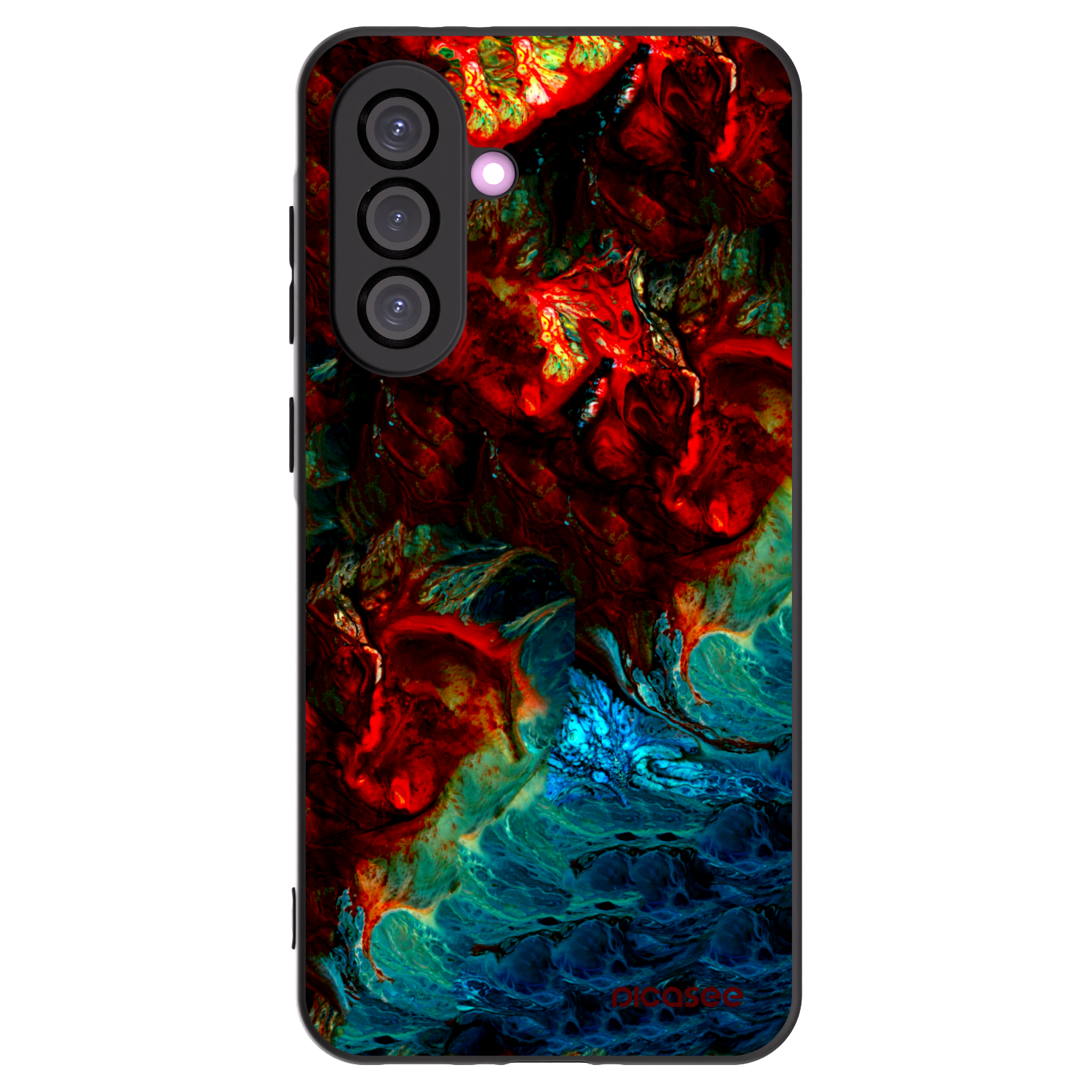 Picasee Μαύρη θήκη σιλικόνης για Samsung Galaxy A36 5G - Universe