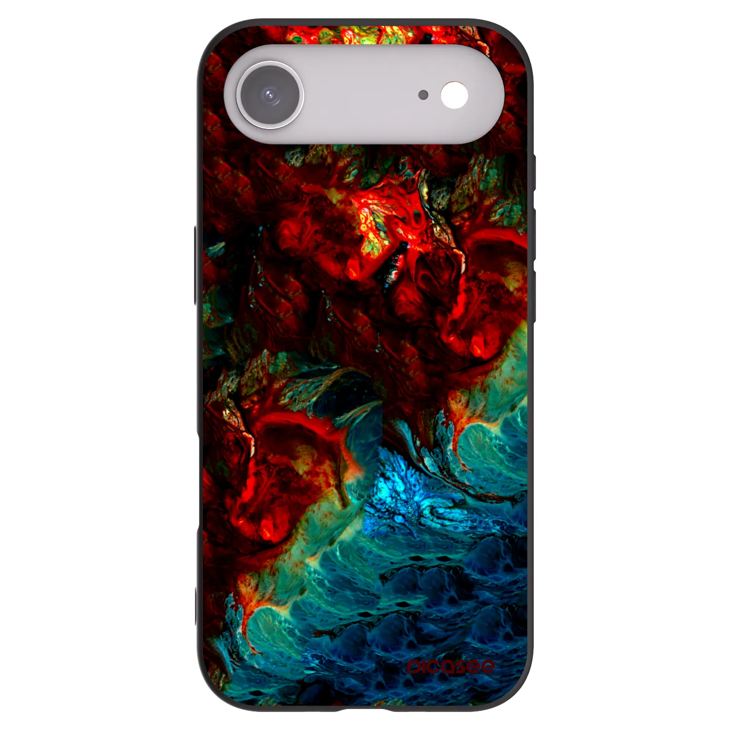 Picasee Μαύρη θήκη σιλικόνης για Apple iPhone Air - Universe