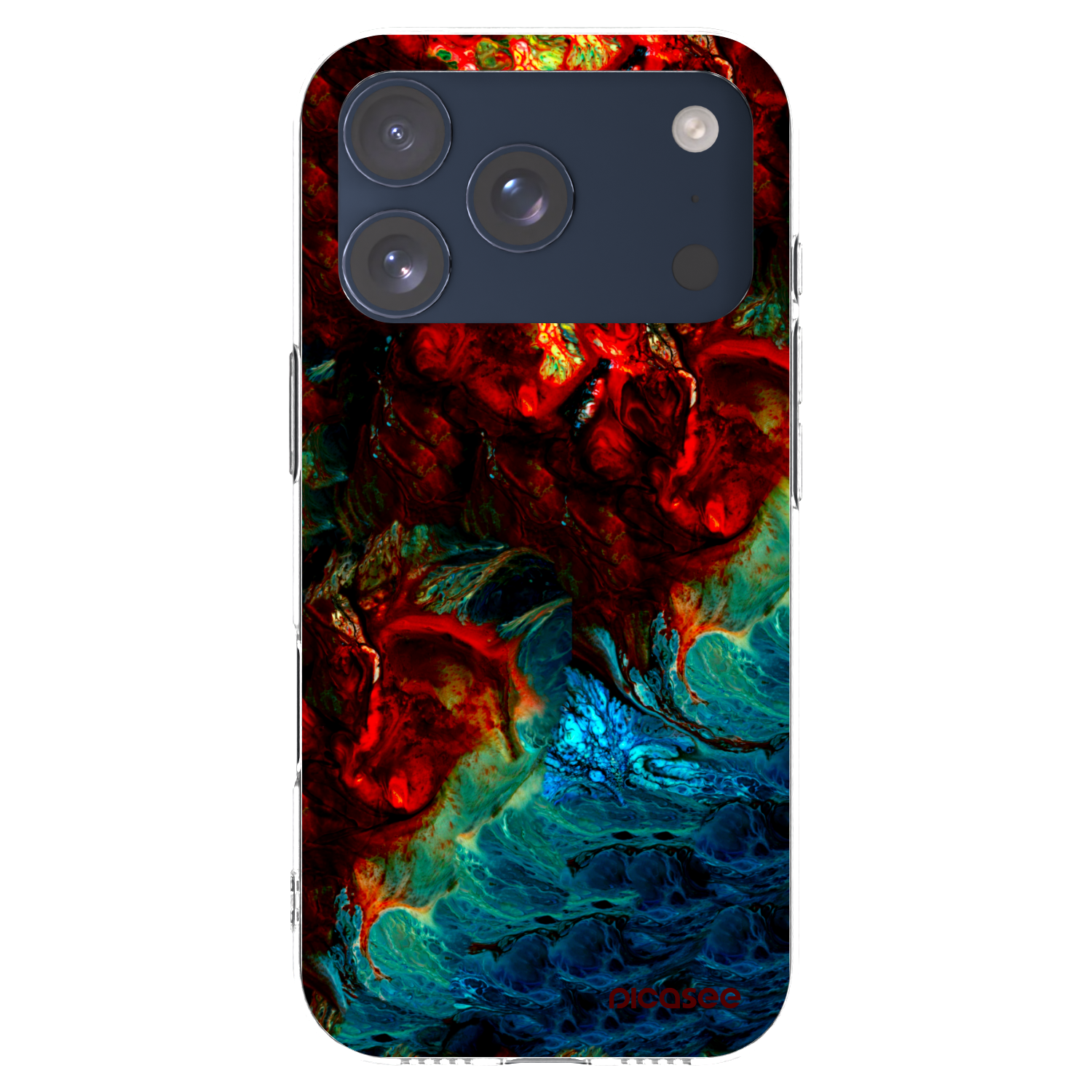 Picasee διαφανής θήκη σιλικόνης Apple iPhone 17 Pro - Universe