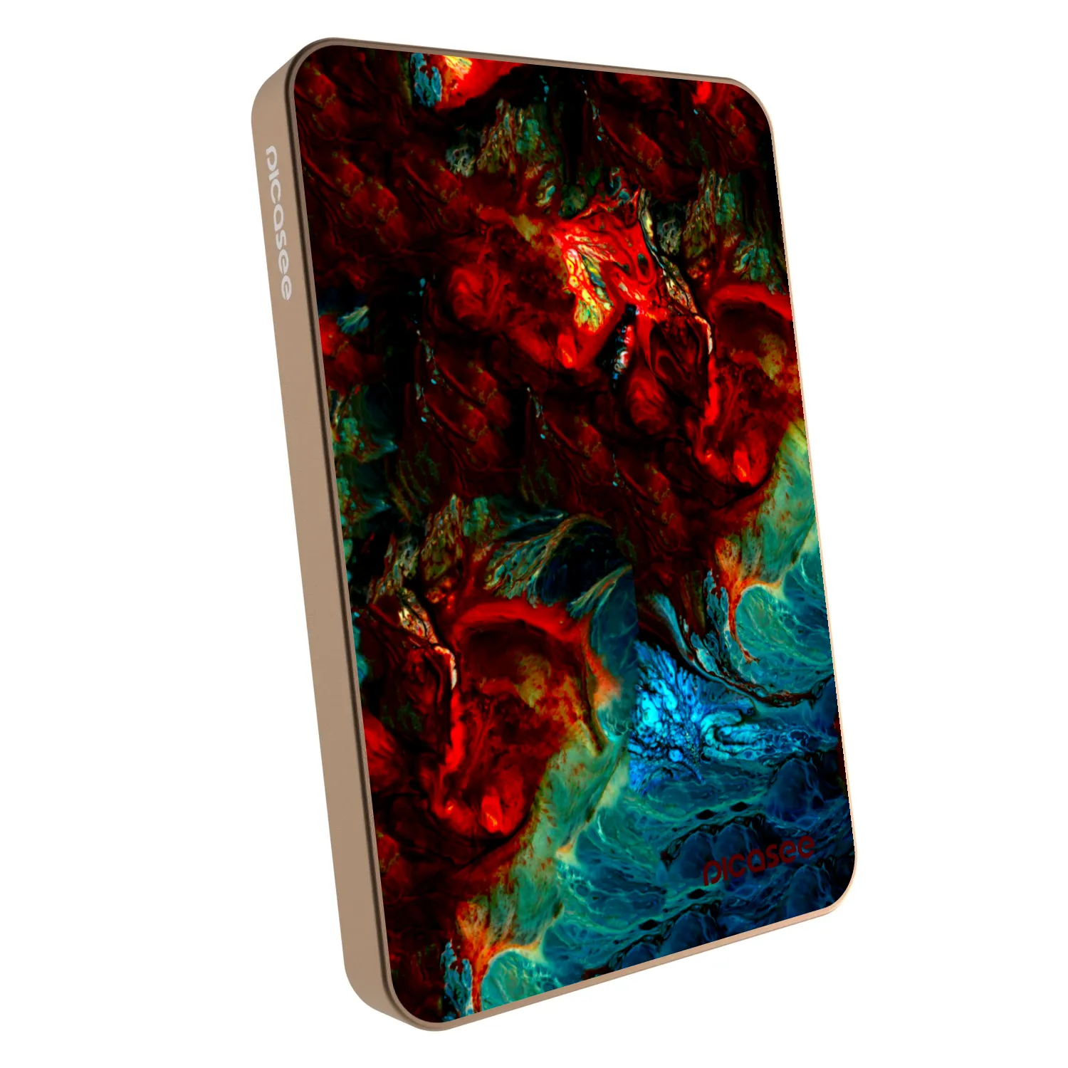 Picasee Powerbank με MagSafe 5 000 mAh Χρυσαφένιος - Universe