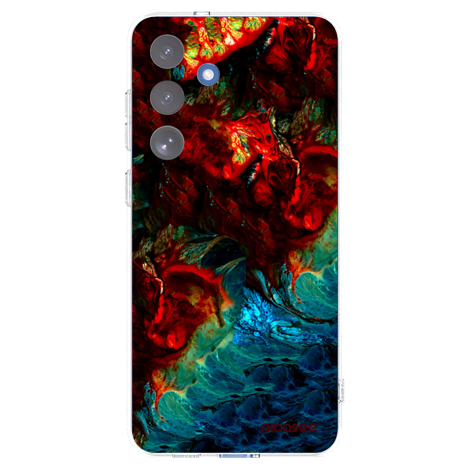 Picasee διαφανής θήκη σιλικόνης Samsung Galaxy S25 FE 5G - Universe