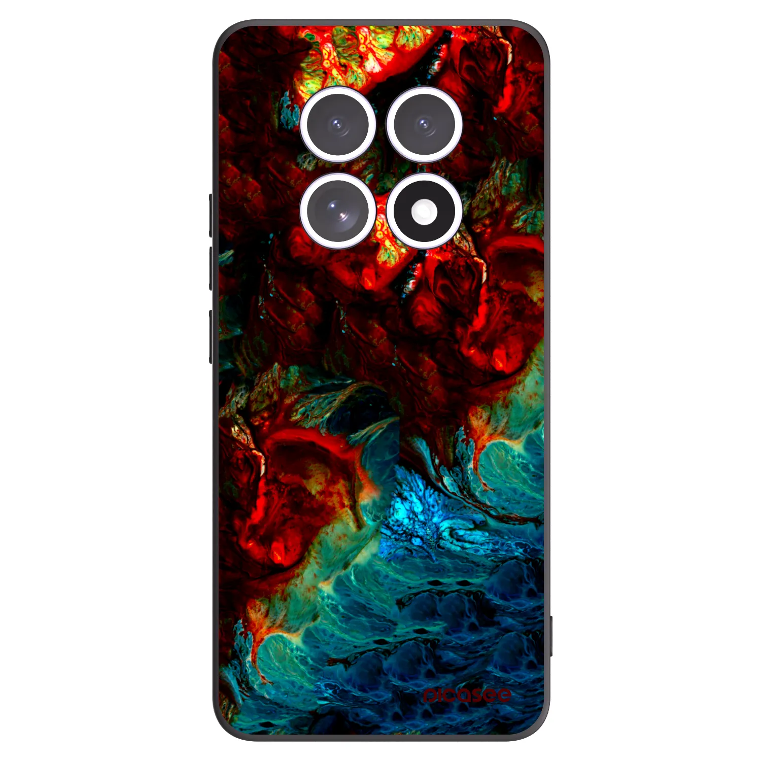 Picasee Μαύρη θήκη σιλικόνης για Xiaomi Redmi Note 15 - Universe