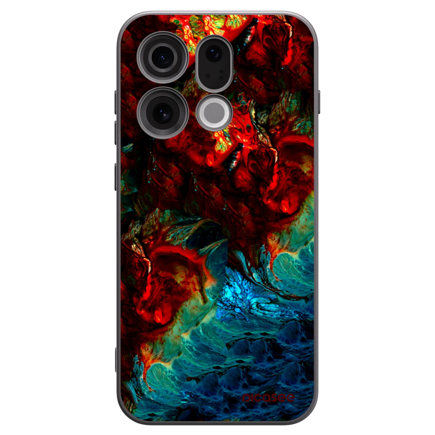 Picasee Μαύρη θήκη σιλικόνης για OPPO Find X9 - Universe