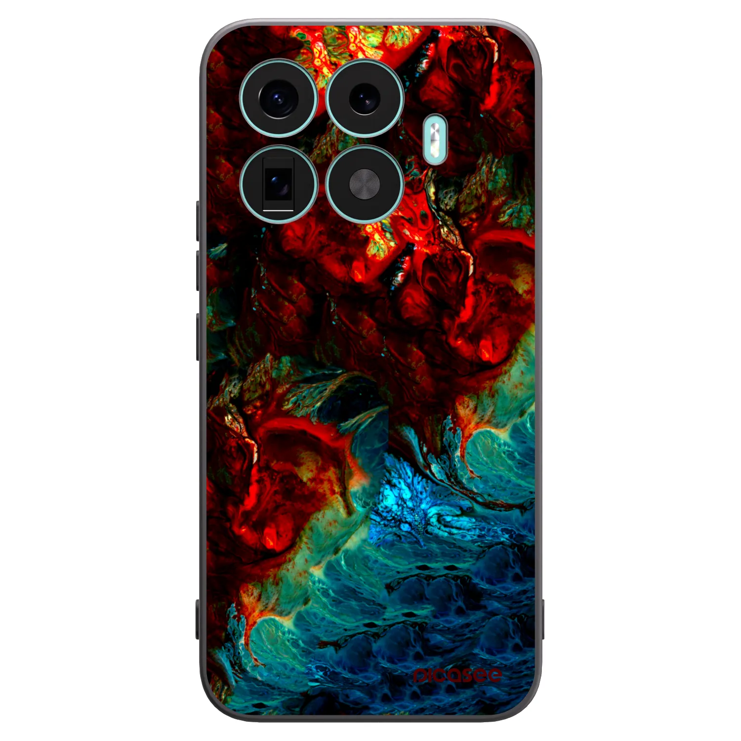 Picasee Μαύρη θήκη σιλικόνης για Xiaomi 17T Pro - Universe