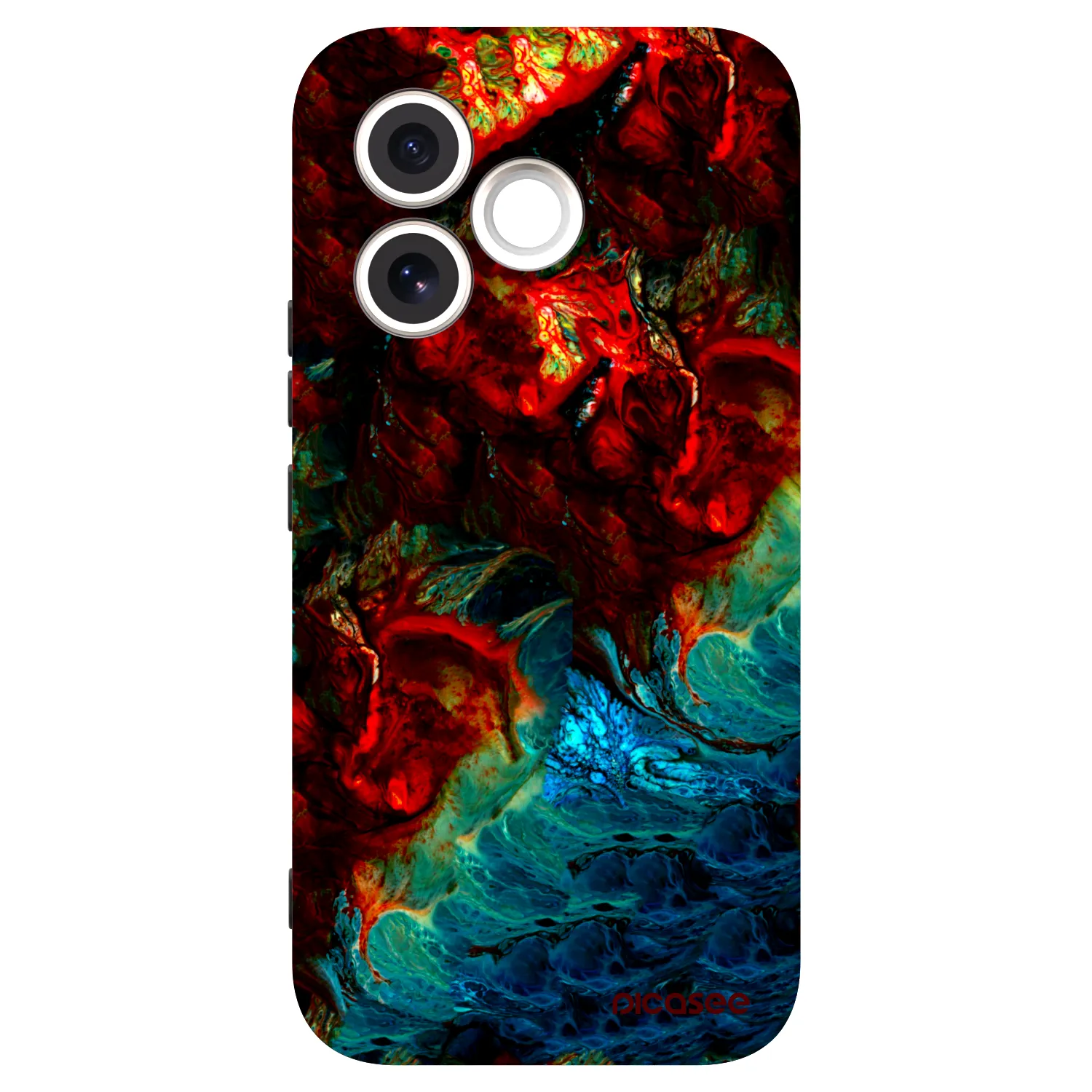 Picasee Μαύρη θήκη σιλικόνης για Honor 600 Lite - Universe