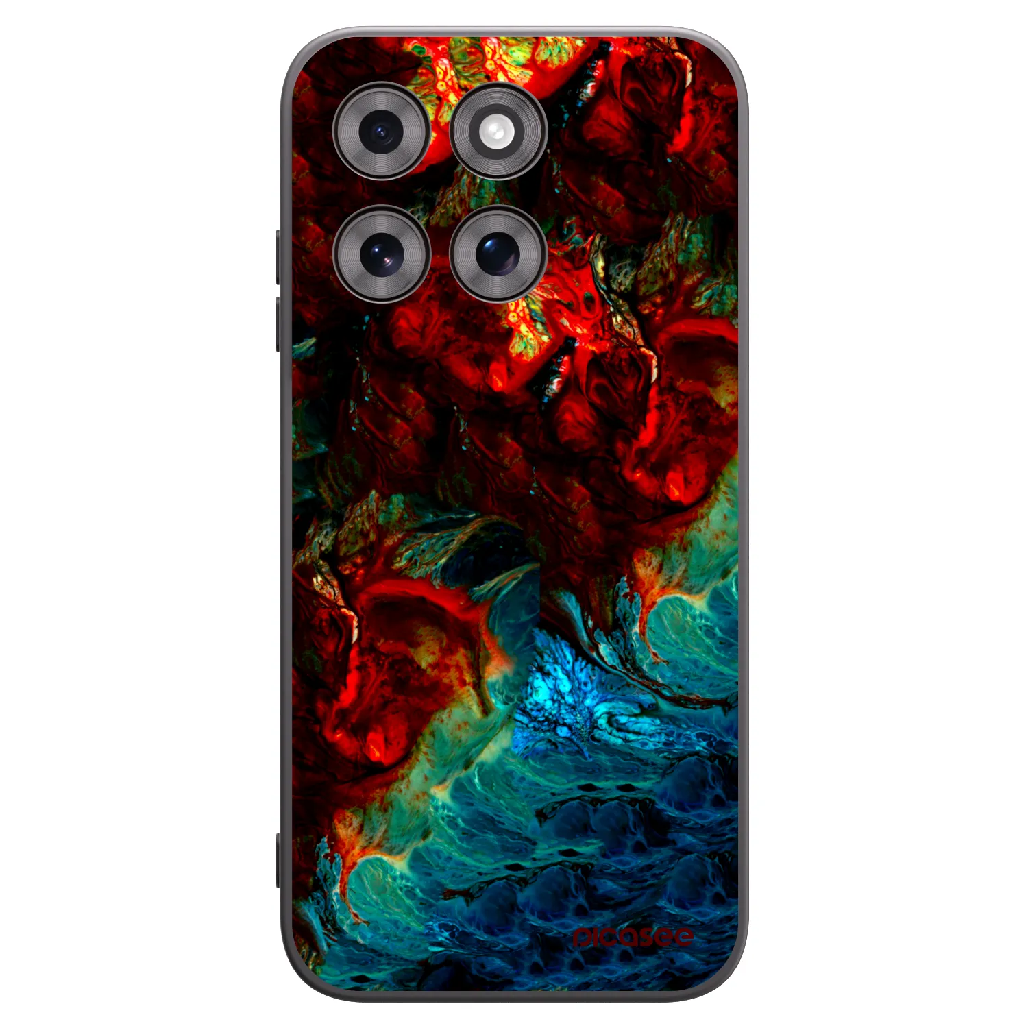 Picasee Μαύρη θήκη σιλικόνης για Motorola Moto G77 - Universe