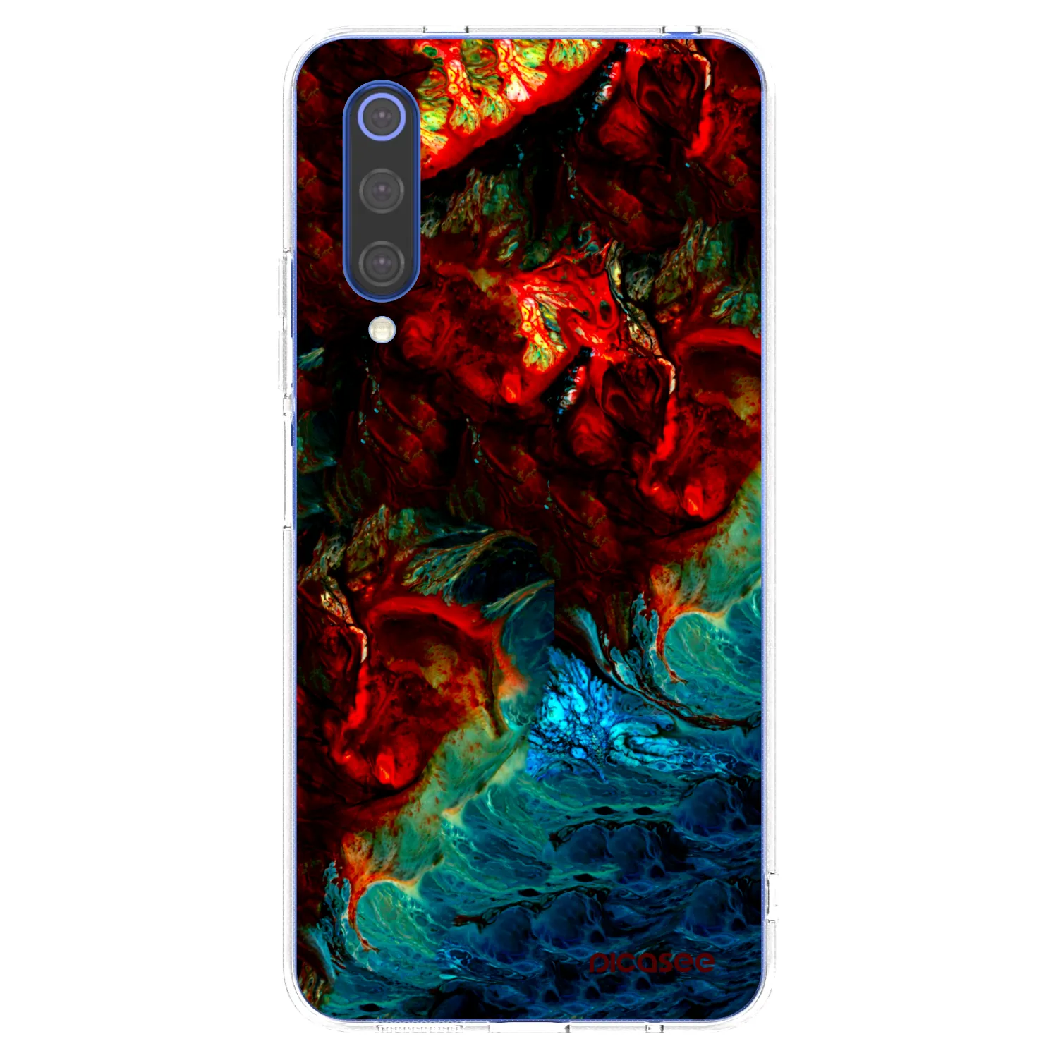 Picasee διαφανής θήκη σιλικόνης Xiaomi Mi 9 SE - Universe