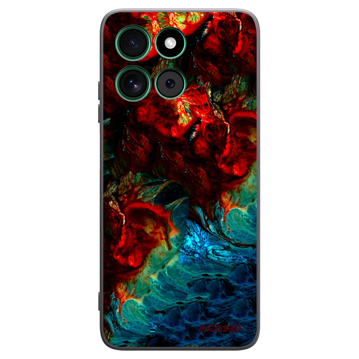 Picasee Μαύρη θήκη σιλικόνης για Motorola Moto G57 Power - Universe