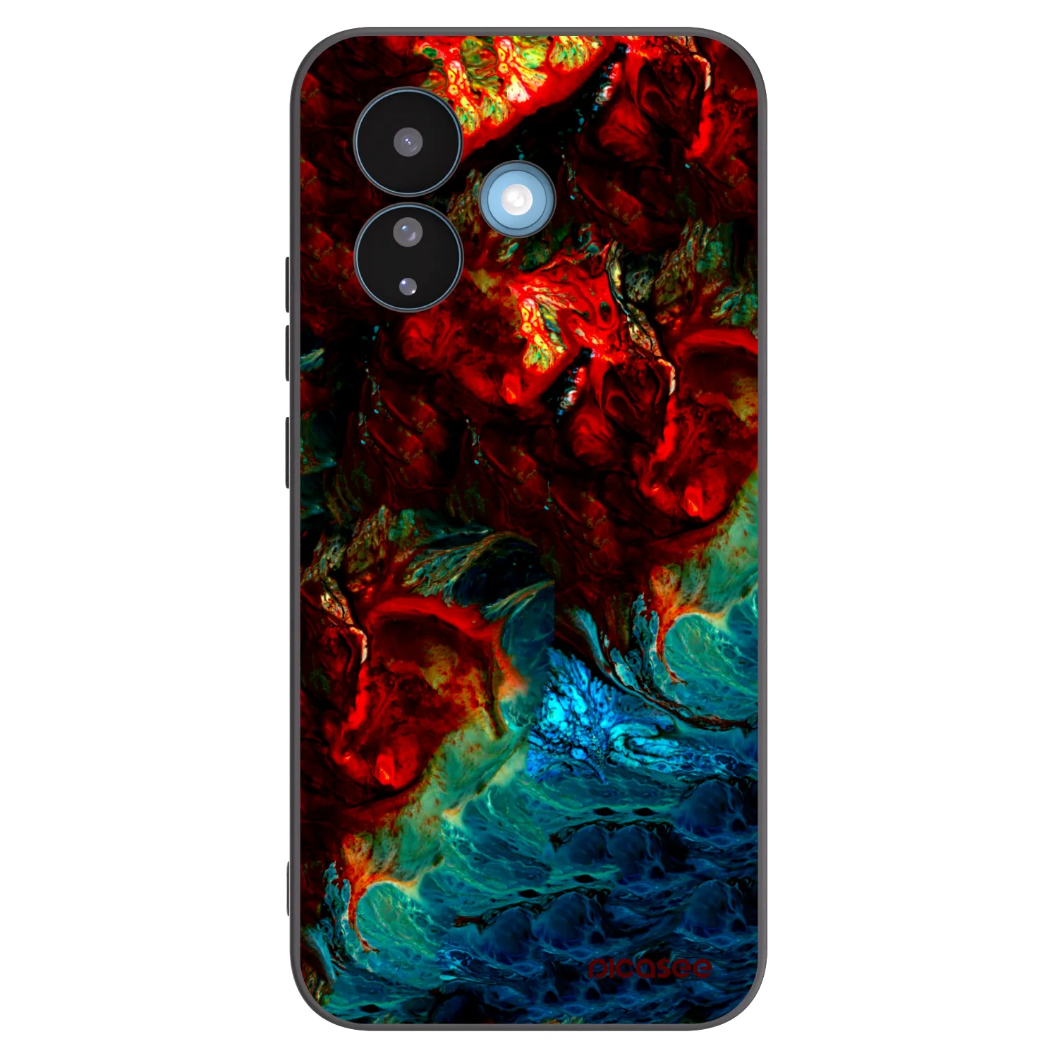 Picasee Μαύρη θήκη σιλικόνης για Xiaomi Redmi Note 17 Pro 5G - Universe