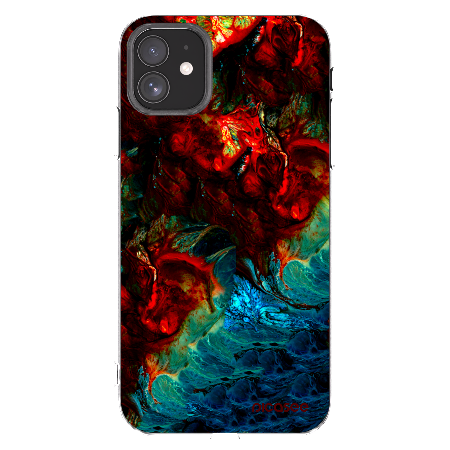Picasee διαφανής θήκη σιλικόνης Apple iPhone 11 - Universe