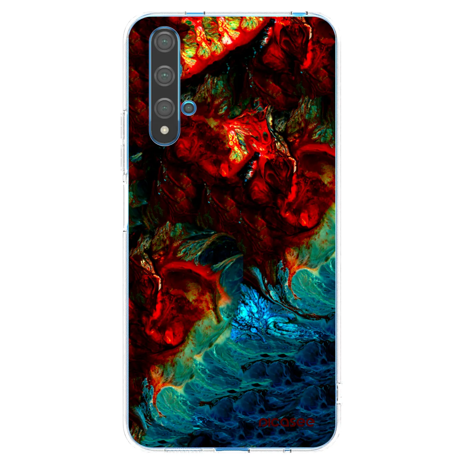 Picasee διαφανής θήκη σιλικόνης Huawei Nova 5T - Universe