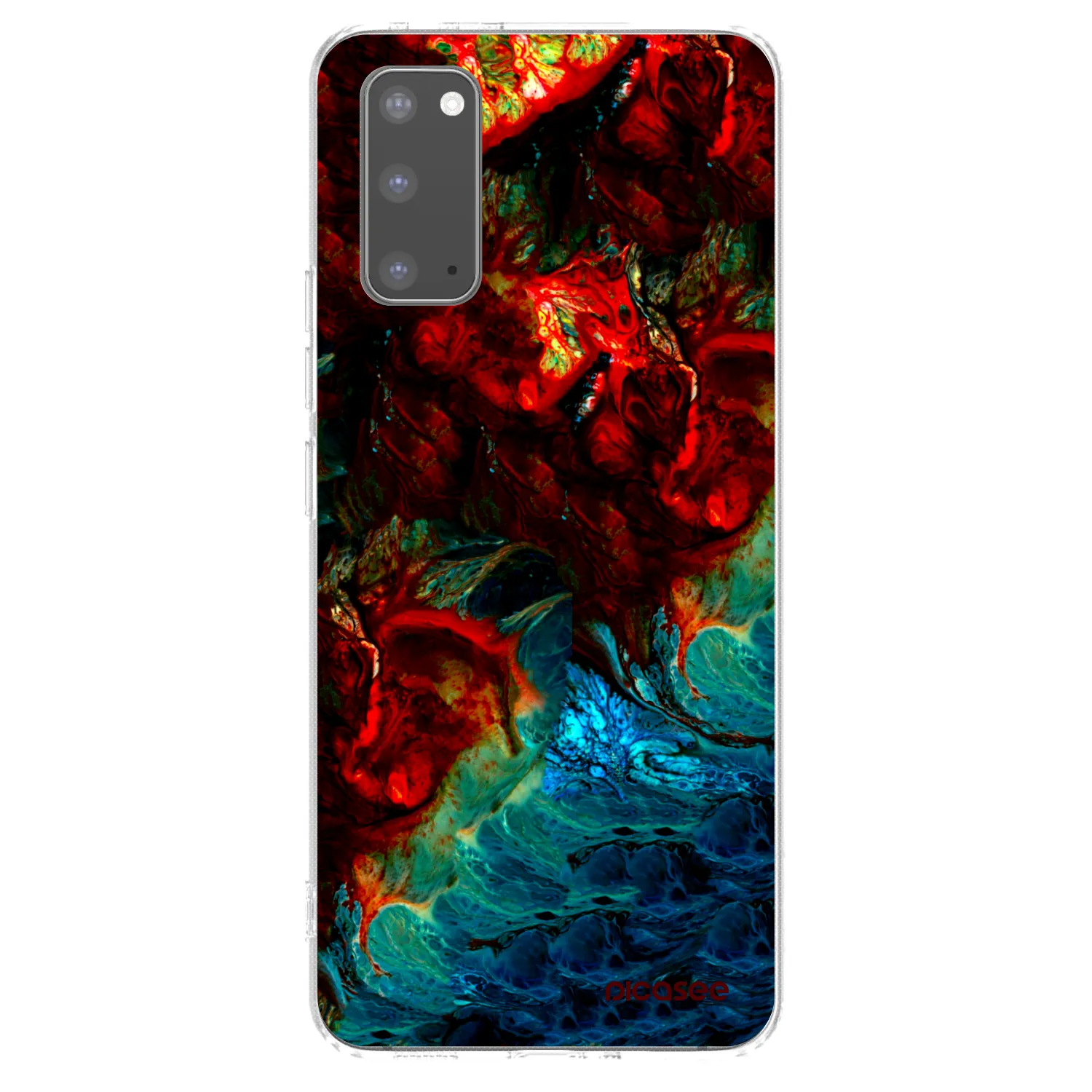 Picasee διαφανής θήκη σιλικόνης Samsung Galaxy S20 G980F - Universe