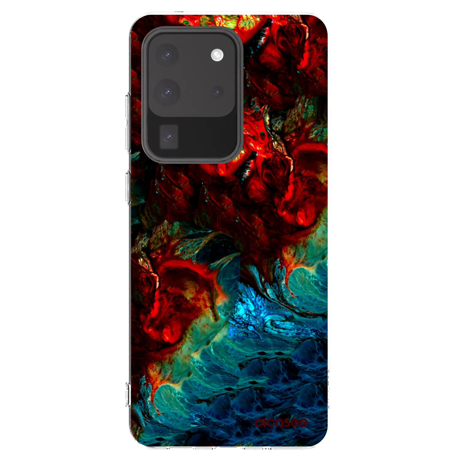 Picasee διαφανής θήκη σιλικόνης Samsung Galaxy S20 Ultra 5G G988F - Universe