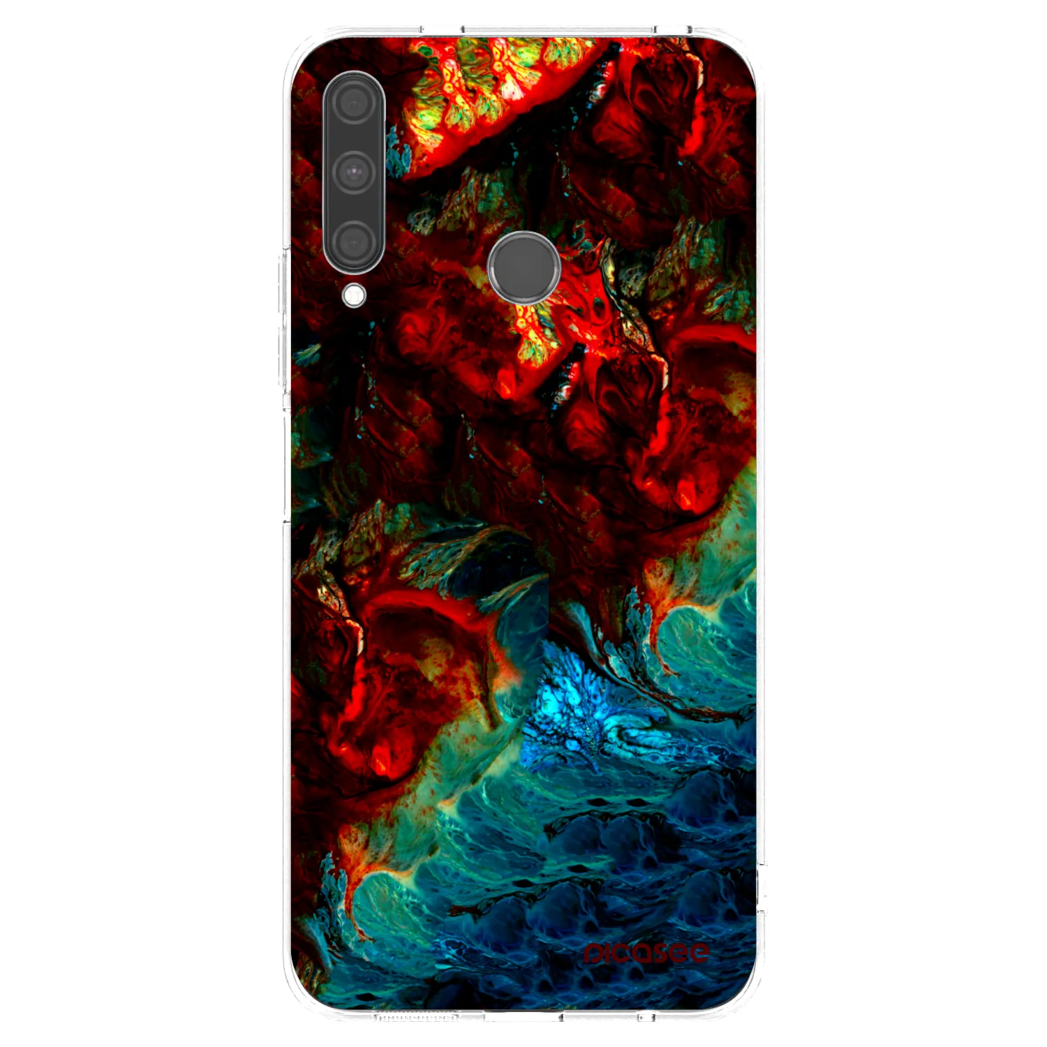 Picasee διαφανής θήκη σιλικόνης Huawei P40 Lite E - Universe