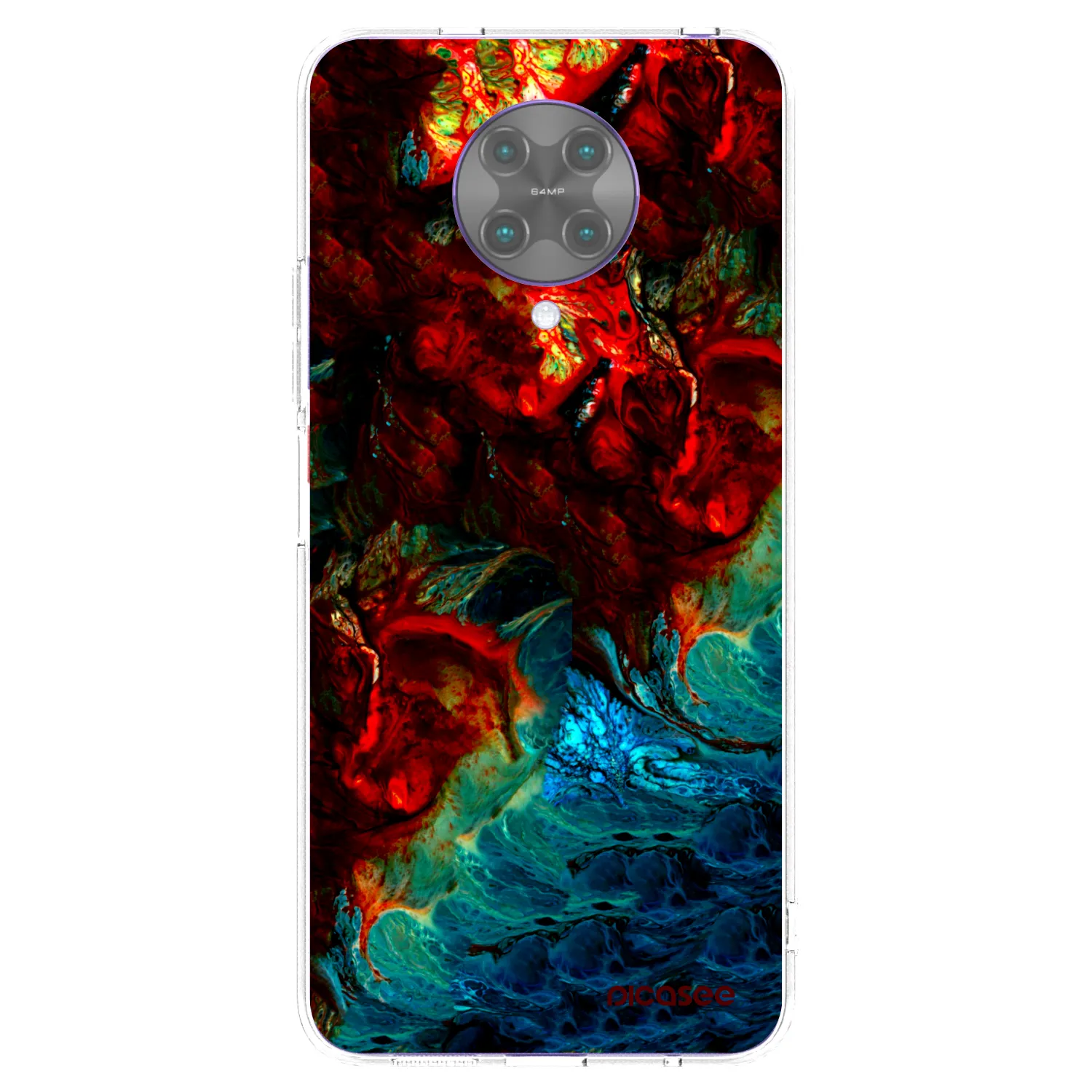 Picasee διαφανής θήκη σιλικόνης Xiaomi Poco F2 Pro - Universe