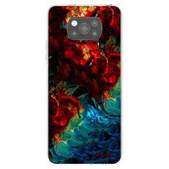 Picasee Μαύρη θήκη σιλικόνης για Xiaomi Poco X3 - Universe