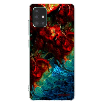 Picasee διαφανής θήκη σιλικόνης Samsung Galaxy M51 M515F - Universe