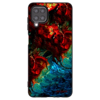 Picasee Μαύρη θήκη σιλικόνης για Samsung Galaxy M12 M127F - Universe