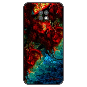 Picasee Μαύρη θήκη σιλικόνης για Xiaomi Redmi Note 9T - Universe