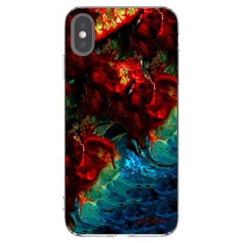 Picasee διαφανής θήκη σιλικόνης Apple iPhone XS Max - Universe