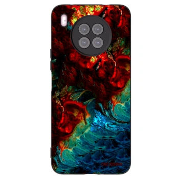 Picasee Μαύρη θήκη σιλικόνης για Huawei Nova 8i - Universe