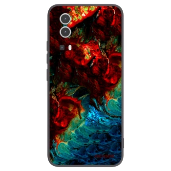 Picasee Μαύρη θήκη σιλικόνης για Vivo Y72 5G - Universe