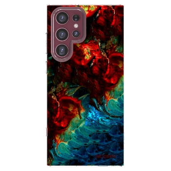 Picasee διαφανής θήκη σιλικόνης Samsung Galaxy S22 Ultra 5G - Universe