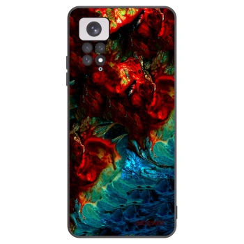 Picasee Μαύρη θήκη σιλικόνης για Xiaomi Redmi Note 11 - Universe