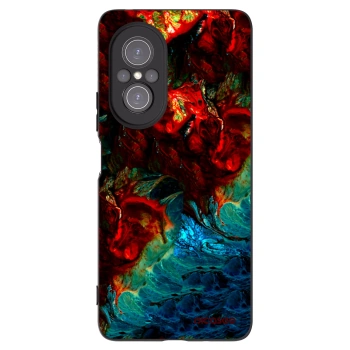 Picasee Μαύρη θήκη σιλικόνης για Huawei Nova 9 SE - Universe