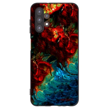 Picasee Μαύρη θήκη σιλικόνης για Samsung Galaxy A13 4G A135 - Universe