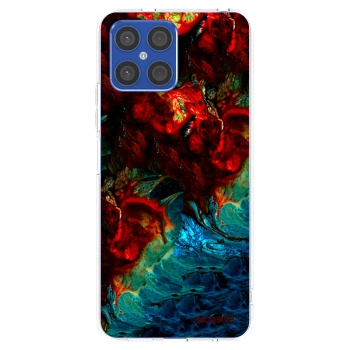 Picasee διαφανής θήκη σιλικόνης Honor X8 4G - Universe