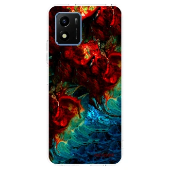 Picasee διαφανής θήκη σιλικόνης Vivo Y01 - Universe