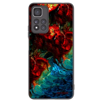 Picasee Μαύρη θήκη σιλικόνης για Xiaomi Redmi Note 11 Pro+ 5G - Universe