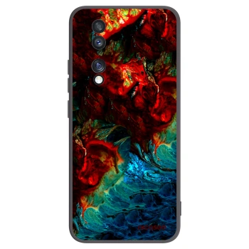 Picasee Μαύρη θήκη σιλικόνης για Honor 70 - Universe