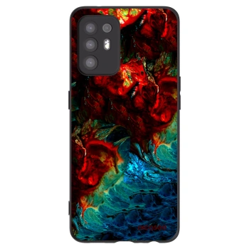 Picasee Μαύρη θήκη σιλικόνης για OPPO A94 5G - Universe