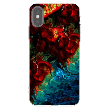 Picasee διαφανής θήκη σιλικόνης Apple iPhone X/XS - Universe