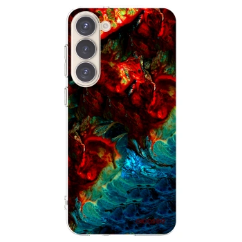 Picasee διαφανής θήκη σιλικόνης Samsung Galaxy S23+ 5G - Universe
