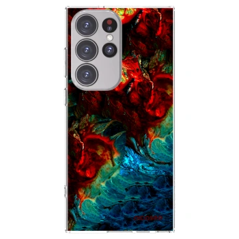 Picasee διαφανής θήκη σιλικόνης Samsung Galaxy S23 Ultra 5G - Universe