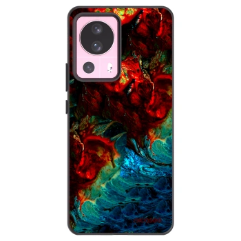 Picasee Μαύρη θήκη σιλικόνης για Xiaomi 13 Lite - Universe